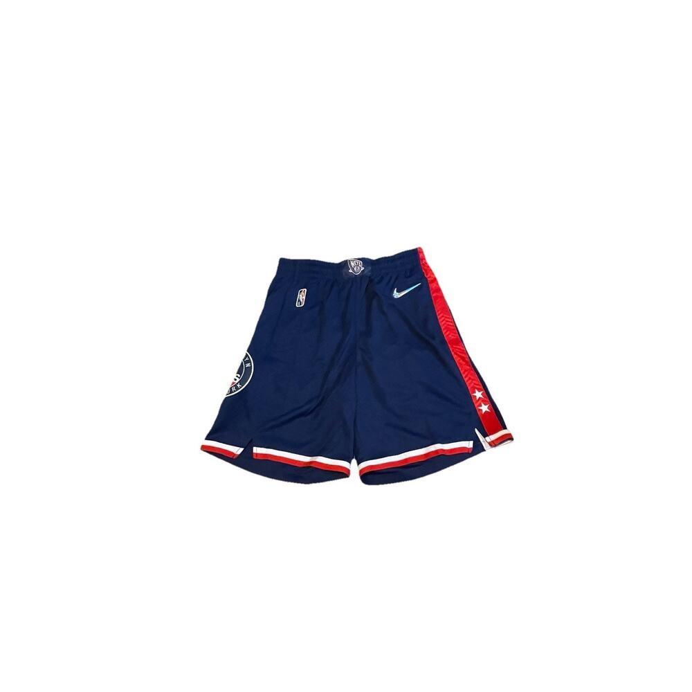 Nike NBA Mens Size L Brooklyn Nets City Edition 75th Anniversary Swingman Shorts - Picture 9 of 9